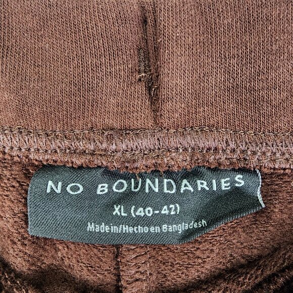 Mens Brown No Boundaries Joggers Sweatpants 30" Inseam Size XL - Picture 3 of 10